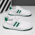 CARTELO White & Green Men's Casual Sneakers EK7827TH