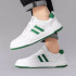 CARTELO White & Green Men's Casual Sneakers EK7827TH