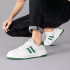CARTELO White & Green Men's Casual Sneakers EK7827TH