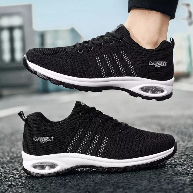 CARTELO Black & White Sports Shoes EY6686K