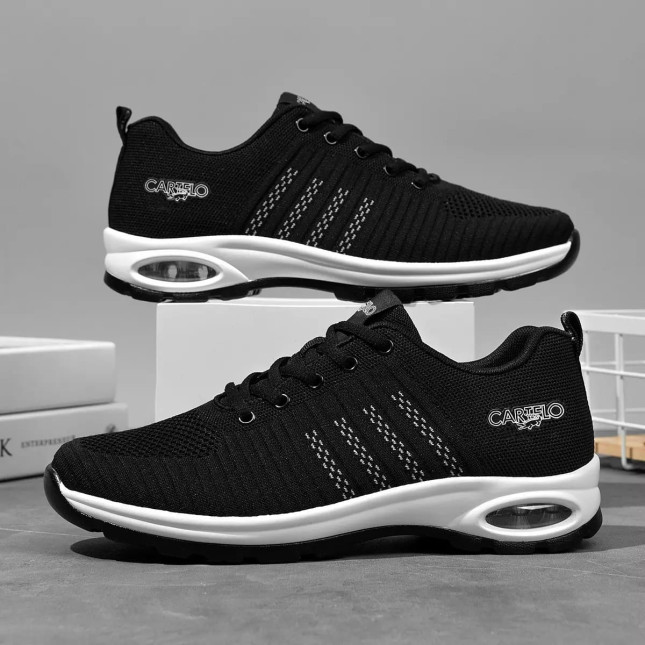 CARTELO Black & White Sports Shoes EY6686K