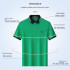 Crocodile Contrast Lapel Cotton Polo Shirt Model C641130265654