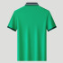 Crocodile Contrast Lapel Cotton Polo Shirt Model C641130265654