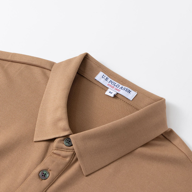 U.S. Polo Assn. Men's Polo Shirt Brown C142101004-37AM-1