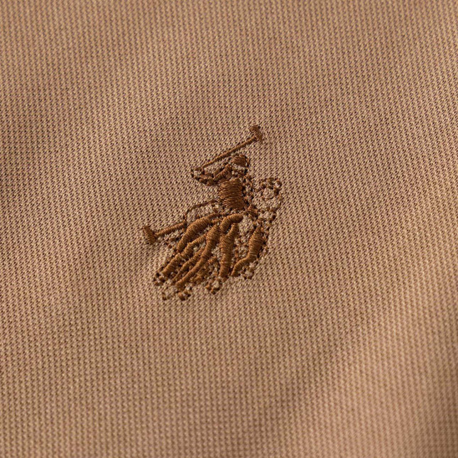 U.S. Polo Assn. Men's Polo Shirt Brown C142101004-37AM-1