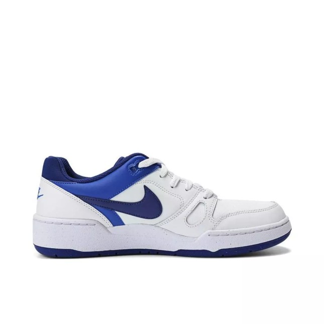 NIKE Men's Running Shoes Full Force Lo-Summit White/Deep Royal Blue-Fb1362-104